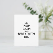 Ruhe und Party mit Biel behalten Postkarte (Stehend Vorderseite)