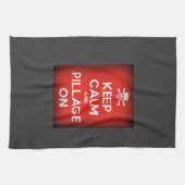 Ruhe und Pillage behalten Geschirrtuch (Horizontal)