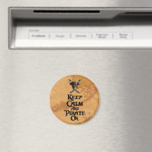 Ruhe und Piraten behalten Magnet (In Situ (Geschirrspüler))