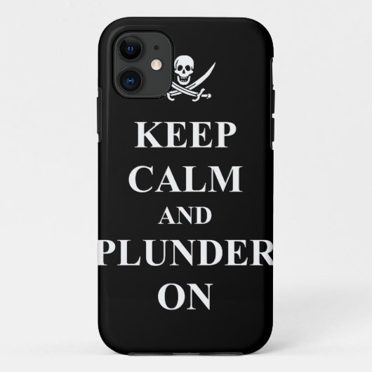 Ruhe und Plunder behalten Case-Mate iPhone Hülle (Rückseite)