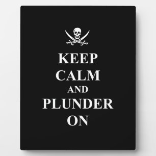 Ruhe und Plunder behalten Fotoplatte