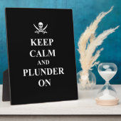 Ruhe und Plunder behalten Fotoplatte (Seite)