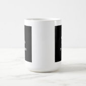 Ruhe und Plunder behalten Kaffeetasse (Mittel)