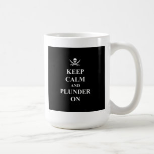 Ruhe und Plunder behalten Kaffeetasse