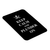 Ruhe und Plunder behalten Magnet (Rechte Seite)