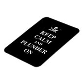 Ruhe und Plunder behalten Magnet (Linke Seite)