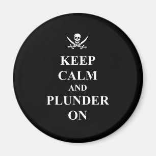 Ruhe und Plunder behalten Magnet