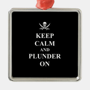 Ruhe und Plunder behalten Ornament Aus Metall