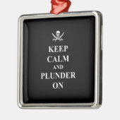 Ruhe und Plunder behalten Ornament Aus Metall (Links)