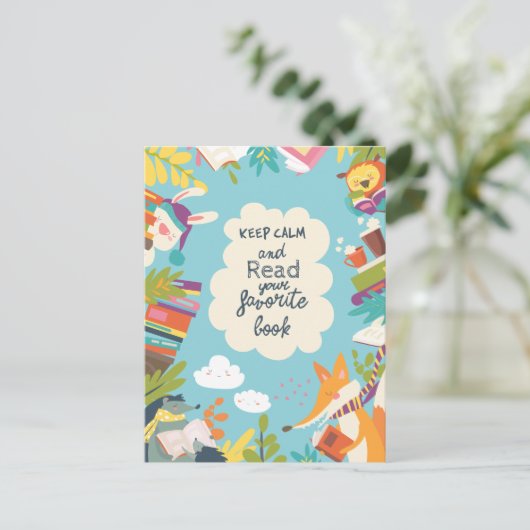 Ruhe und Postkarte behalten (Stehend Vorderseite)