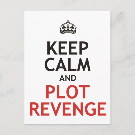 Ruhe und Praxisräche behalten Postkarte (Vorderseite)