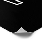 Ruhe und Protest am behalt Poster (Ecke)