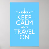 Ruhe und Reisen auf Plakat behalten (Vorne)