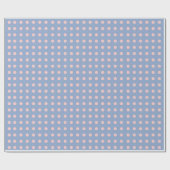 Ruhe und Rose Quartz Polka Dot Wrapping Paper Geschenkpapier (Flach)
