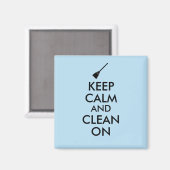 Ruhe und Sauberkeit auf dem Zimmer individuell beh Magnet (Vorderseite/Rückseite)