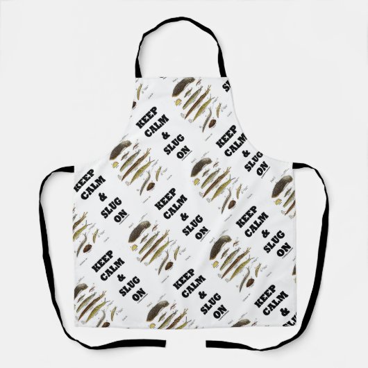 Ruhe und Schlucken auf dem Spaß von Slug behalten Schürze (Vorderseite)