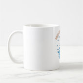 Ruhe und Schwimmen behalten - Schwimmerdesign Kaffeetasse (Links)
