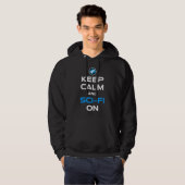 Ruhe und Sci-Fi behalten Hoodie (Vorne ganz)