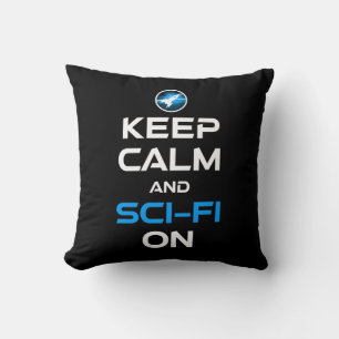 Ruhe und Sci-Fi behalten Kissen