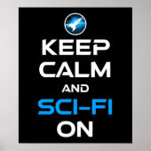 Ruhe und Sci-Fi behalten Poster (Vorne)