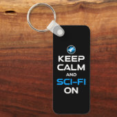 Ruhe und Sci-Fi behalten Schlüsselanhänger (Vorderseite)