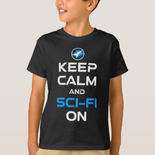 Ruhe und Sci-Fi behalten T-Shirt
