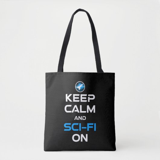 Ruhe und Sci-Fi behalten Tasche (Vorderseite)