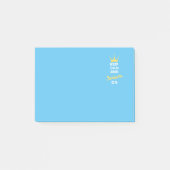 Ruhe und Scrum auf Post-it behalten Post-it Klebezettel (Vorderseite)