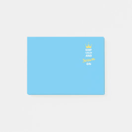 Ruhe und Scrum auf Post-it behalten Post-it Klebezettel