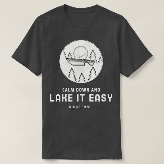 Ruhe und See Lover 1 T-Shirt (Design vorne)