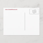 Ruhe und Shop auf Postkarte behalten (Rückseite)