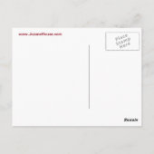 Ruhe und Shop auf Postkarte behalten (Rückseite)