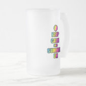 Ruhe und Sommer behalten Mattglas Bierglas (VorderseiteRechts)