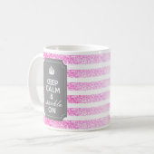 Ruhe und Sparkle auf behalten Kaffeetasse (Vorderseite Links)
