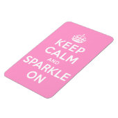 Ruhe und Sparkle auf behalten Magnet (Linke Seite)