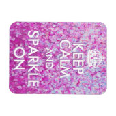 Ruhe und Sparkle auf behalten Magnet (Horizontal)