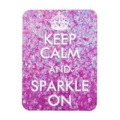 Ruhe und Sparkle auf behalten Magnet (Vertikal)