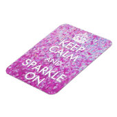 Ruhe und Sparkle auf behalten Magnet (Linke Seite)