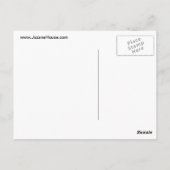 Ruhe und Spiel auf der schwarzen Postkarte behalte (Rückseite)