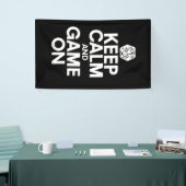 Ruhe und Spiel behalten Banner (Messeveranstaltung)