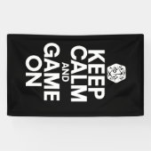 Ruhe und Spiel behalten Banner (Horizontal)