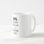 Ruhe und Spiel behalten Kaffeetasse (VorderseiteRechts)