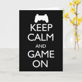 Ruhe und Spiel behalten Karte (Gelbe Blume)