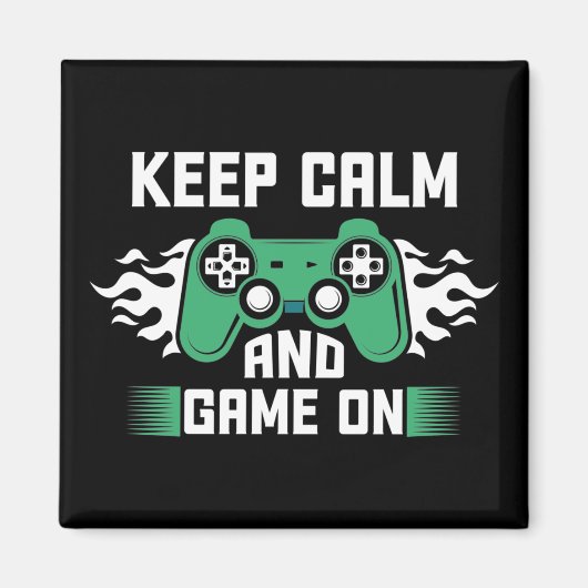 Ruhe und Spiel behalten Magnet (Vorne)