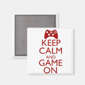 Ruhe und Spiel behalten Magnet (Vorderseite/Rückseite)