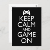 Ruhe und Spiel behalten Postkarte (Vorne/Hinten)