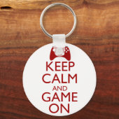 Ruhe und Spiel behalten Schlüsselanhänger (Vorderseite)