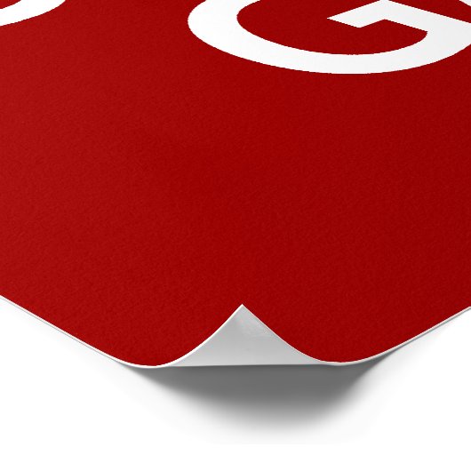 Ruhe und Spiel Poster (Ecke)