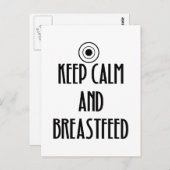 Ruhe und Stillen behalten Postkarte (Vorne/Hinten)