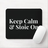 Ruhe und Stoß behalten Mousepad (Mit Mouse)